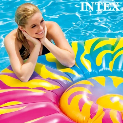 Afbeelding van Opblaasbaar matras Intex Schelp 15,7 x 25 12,7 cm (4 Stuks)
