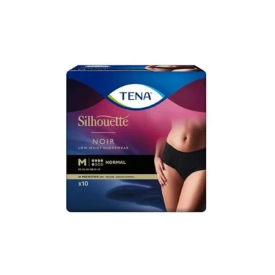 Afbeelding van Tena Silhouette Normal Noir Lage taille Medium 1 pak van 10 stuks