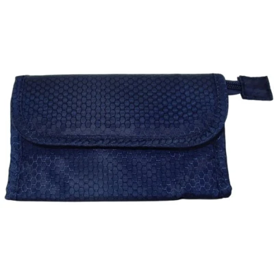 Afbeelding van Rojafit Make up Tasje met Spiegel afmeting: 17 x 6 10 cm. Dark Blue