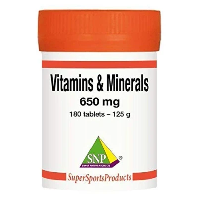 Afbeelding van SNP Vitamins minerals complex 180 tabletten