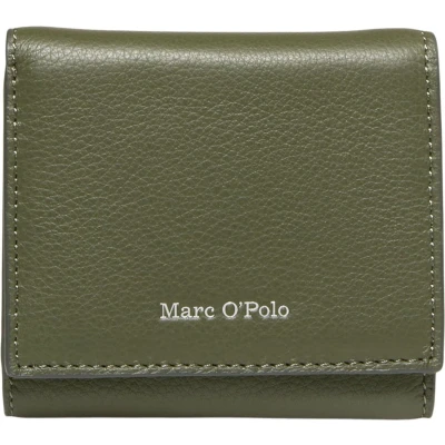 Afbeelding van Marc O&#039;Polo Portemonnee Judis Combi Wallet Olive Crop Olijfgroen