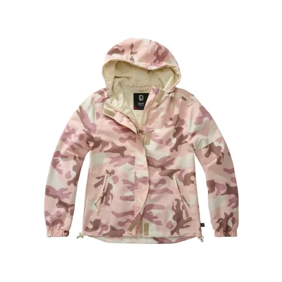 Afbeelding van Brandit Windbreaker Frontzip Lichte jas, Dames, Maat: 4XL, Candy camo