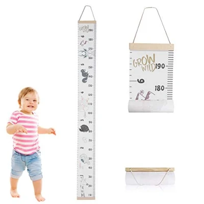 Afbeelding van Kinderen Hoogte Grafieken Meet Groei Grafiek Draagbare Leuke Muurstickers Thuis Kamer Decoratie voor Peuters Baby&#039;s (#1)