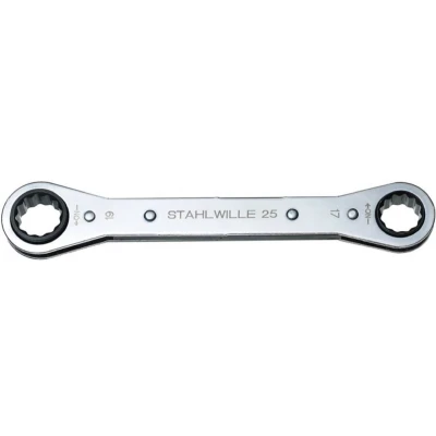 Afbeelding van Stahlwille Ratelringsleutel 16 x 18 mm 12 KT. lengte 205 aantal tanden 22 1 stuk 41131618