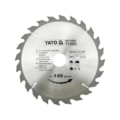 Afbeelding van Yato YT TCT zaagblad hout 205 x 18 24 mm