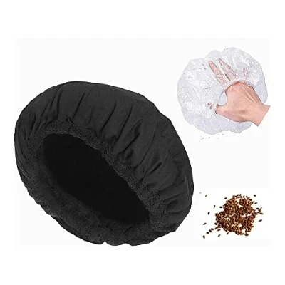 Afbeelding van Locisne DIY doe het zelf thermische diepe conditioning lijnzaad haar warmtekap. Magnetron micro kap. Warmtetherapie voor stomen van haar, hoed, spa kap, styling gereedschap