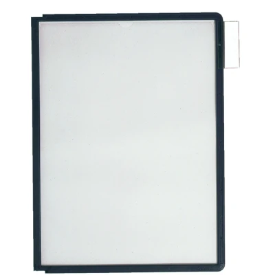Afbeelding van 5x Durable SHERPA Zichtpanelen met profiellijst voor DIN A4 formaat zw