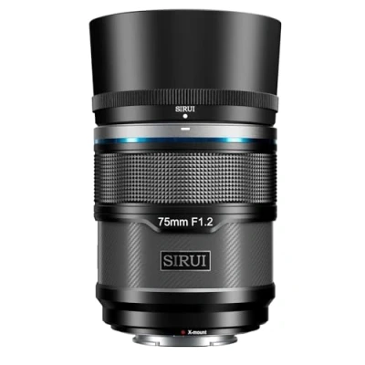 Afbeelding van SIRUI Sniper 75mm Autofocus lens, F1.2 telelens APS C voor X T4, T5, H1, H2/H2S, T3, T30, S10 (X mount, zwart)