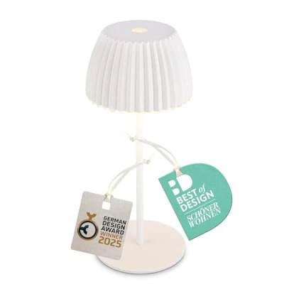 Afbeelding van Briloner LED tafellamp Brilo unplugged Riffle, antraciet