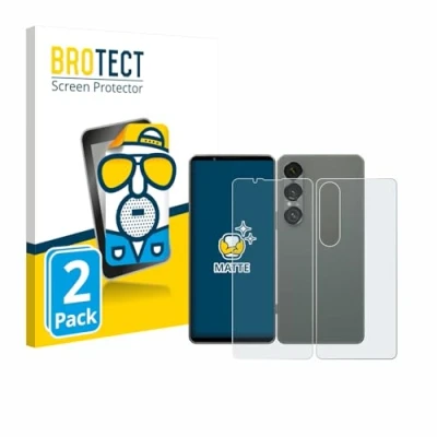 Afbeelding van BROTECT Screenprotector voor Sony Xperia 1 VII (Voor+Achter) Folie Beschermfolie matte (2 Stuks)