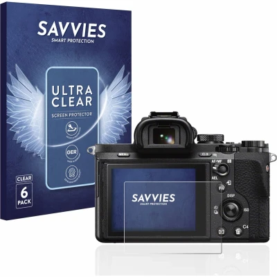 Afbeelding van Savvies Screenprotector voor Sony Alpha 7 II (ILCE 7M2) Folie Beschermfolie transparant (6 Stuks)