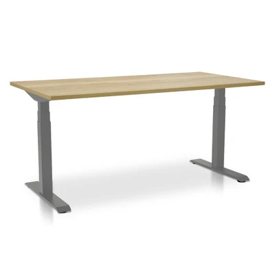 Afbeelding van MRC PRO elektrisch ARBO zit sta bureau 140x80 cm robuust eiken