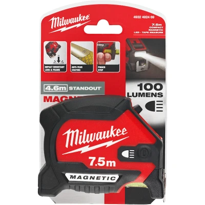 Afbeelding van Milwaukee Accessoires Rolmaat met LED 7.5 M 4932492469