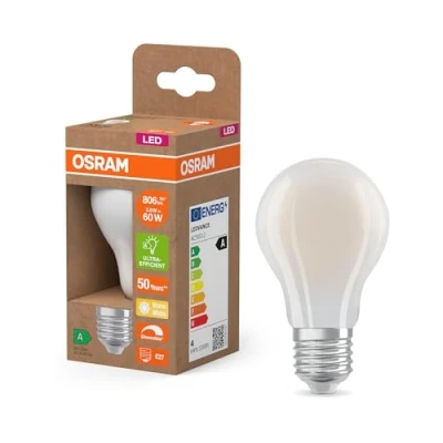 Afbeelding van OSRAM 4099854265501 LED lamp Energielabel A (A G) E27 Peer 3.8 W = 60 Warmwit (Ø x h) mm 1 stuk(s)