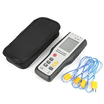 Afbeelding van Digitale elektronische thermokoppel thermometer HT 9815 4 kanaals sensor type K