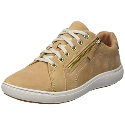 Afbeelding van ClarksNalle LacedamessneakersSneaker,Camel Nubuck,42 EU