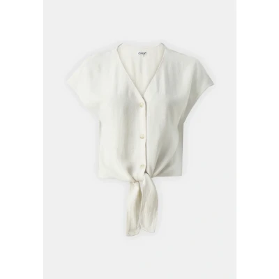 Afbeelding van ONLY Onlsiesta KNOT Tshirt print, Dames, Maat: XS, Moonbeam