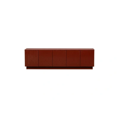 Afbeelding van BePureHome Pencil Tv kast Merlot Gloss