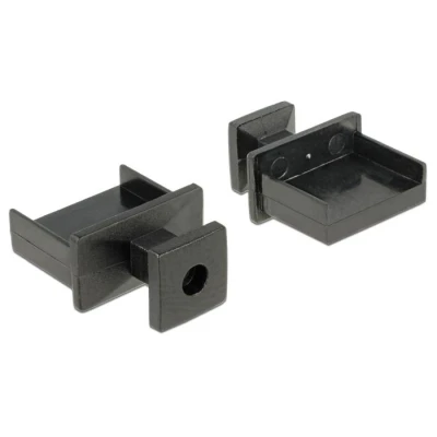 Afbeelding van Delock Stofhoes voor USB Type A Stekker met handvat 10 stuks zwart D