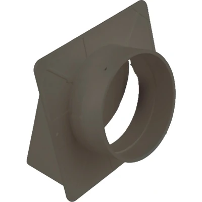 Afbeelding van Nedco gevelklep Ø 100 mm bruin