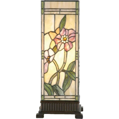 Afbeelding van Clayre&amp;Eef Prachtig windlicht Shirley in Tiffany stijl