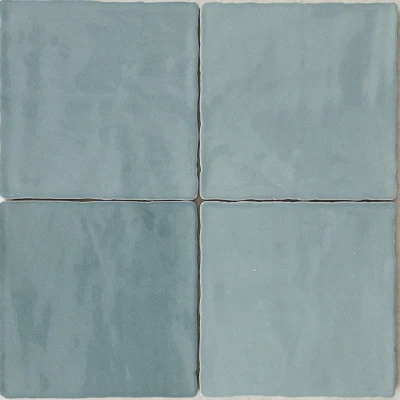 Afbeelding van Moos Sky glans handvorm 13x13 Vloertegel badkamer Wandtegel