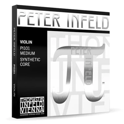 Afbeelding van Peter Infeld Medium E viool koolstofstaal met tinnen draad