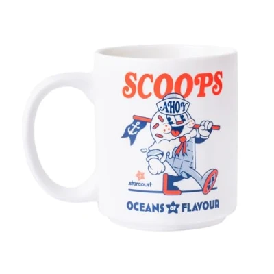 Afbeelding van Grupo Erik Mok Stranger Things, Scoops Ahoy Koffiemok van keramiek 350 ml Officiële licentie