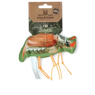 Afbeelding van Wildlife Meikever Kattenspeelgoed Oranje Grijs Wit