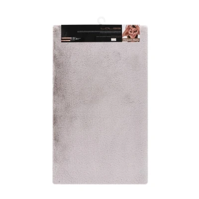 Afbeelding van Heaven Vacht Badmat Hoogpolig Soft Touch Zilver 50x90 cm