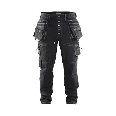 Afbeelding van Blaklader Baggy denim stretch X1900 1999 1141 Zwart