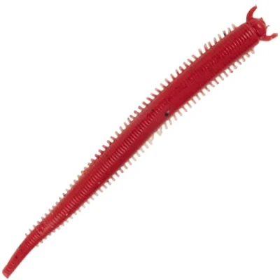 Afbeelding van Berkley Gulp! Saltwater Fat Sandworm 4in Shad (10 Stuks) Red Belly Shrimp