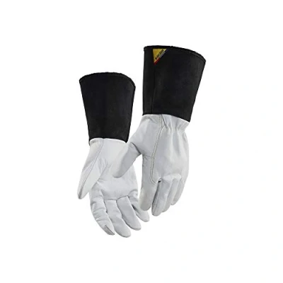 Afbeelding van Blaklader 2839146010988 Zwitserse handschoen, wit/donkergrijs, maat 8