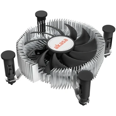 Afbeelding van Akasa AK CC6601EP01 koelsysteem voor computers Processor Koelplaat/radiatoren 7,5 cm Aluminium, Zwar