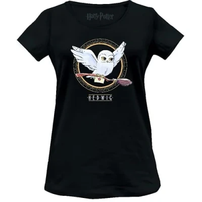 Afbeelding van HARRY POTTER WOHAPOMTS336 T shirt, zwart, XL voor dames