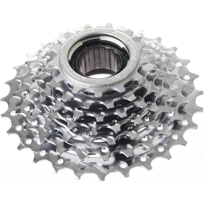 Afbeelding van Sunrace 7 speed cassette freewheel 13 28 tands BikeTotaal.nl Zilver