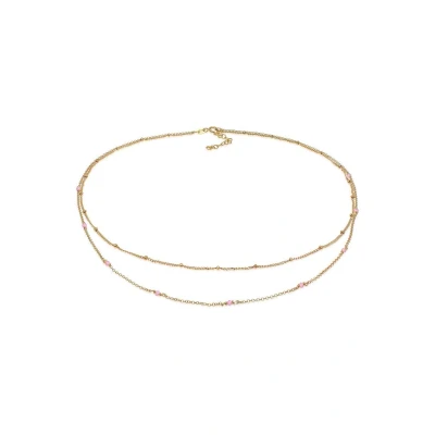 Afbeelding van Elli Layer LOOK Ketting goldcoloured, Dames, Maat: 42, Gold coloured