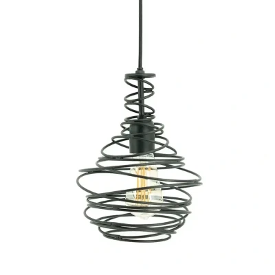Afbeelding van By Boo Hanglamp Coil Zwart