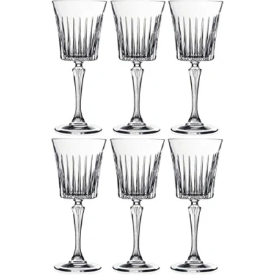 Afbeelding van RCR Timeless Rode Wijnglas Vintage Kristallen rood Set van 6