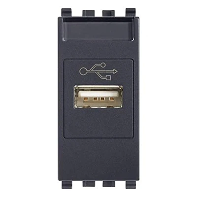 Afbeelding van Plug USB grijs