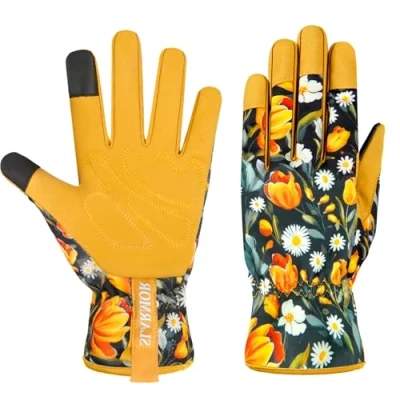Afbeelding van SLARMOR Tuinhandschoenen voor dames, microvezelmateriaal met touchscreen functie, ideaal tuinieren, reiniging, kamperen en landschapsarchitectuur, perfect tuincadeau vrouwen