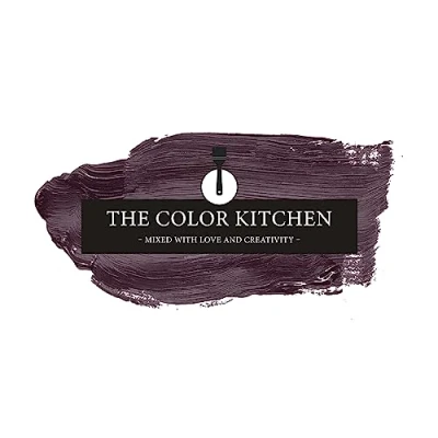 Afbeelding van The Color Kitchen TCK2007 Krachtige muurverf, schilderverf voor kleurrijke ruimtes, matte binnenverf in paars, 5 liter dekkende verf