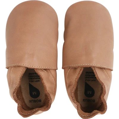 Afbeelding van Bobux Soft Soles Classic caramel Babyslofjes EU 17