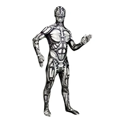 Afbeelding van Morphsuits ™ Androïde Robot kostuum maat L ( lengte van 1.60m tot 1.77m)