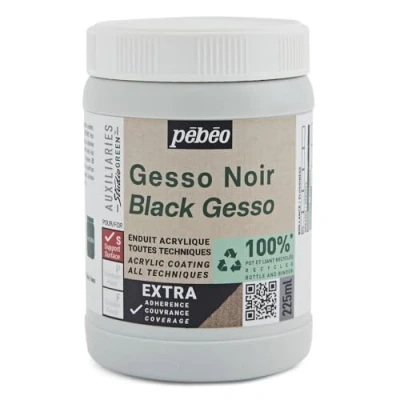 Afbeelding van Black Gesso, 225ml