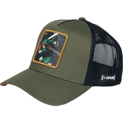 Afbeelding van The Legend Of Zelda Link Cap kaki Katoen Fan merch, Gaming, Nintendo