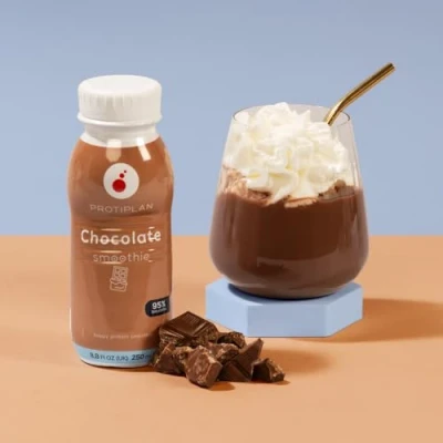 Afbeelding van Protiplan Tray Proteïne Smoothie Chocolade 8 x 250 ml Snel afvallen zonder poespas!