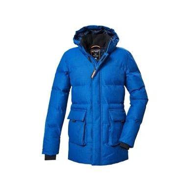 Afbeelding van killtec jongens Gewatteerde parka/parka met capuchon KOW 375 BYS QLTD PRK, dunkel stahlblau, 164, 42168 000