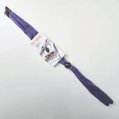 Afbeelding van Chums Original Sunglass Cord Berry Grey Stripe