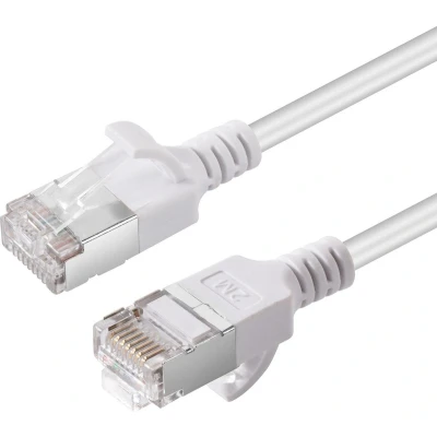 Afbeelding van Microconnect V FTP6A075W SLIM netwerkkabel Wit 7,5 m Cat6a U/FTP (STP)